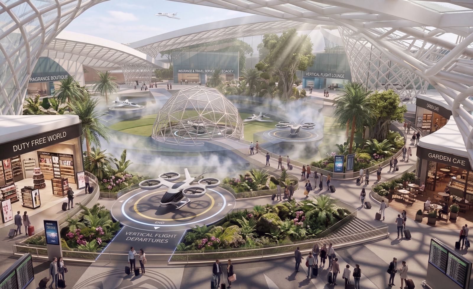 Garden of Flight rendering