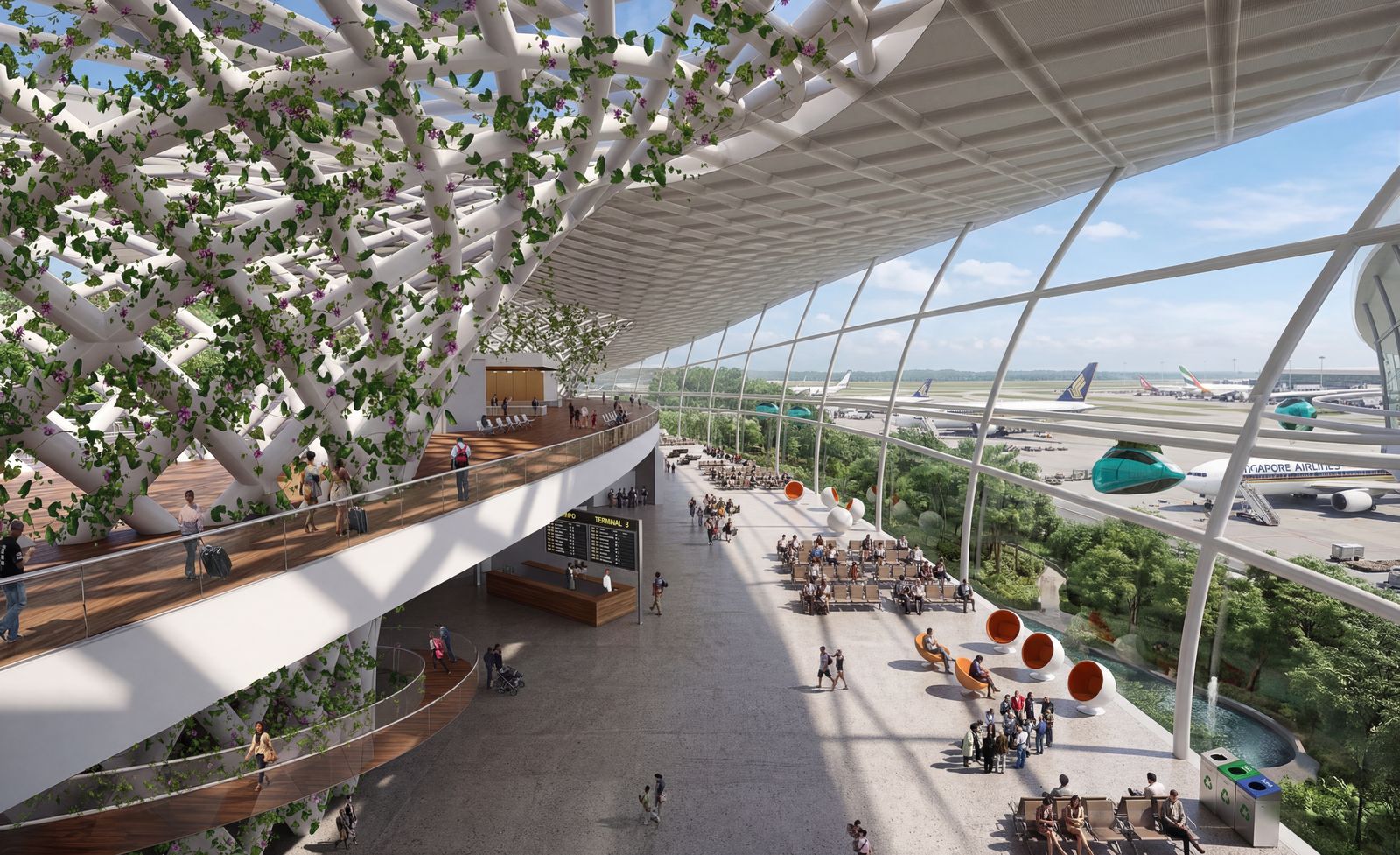 Madagascar Airport terminal rendering