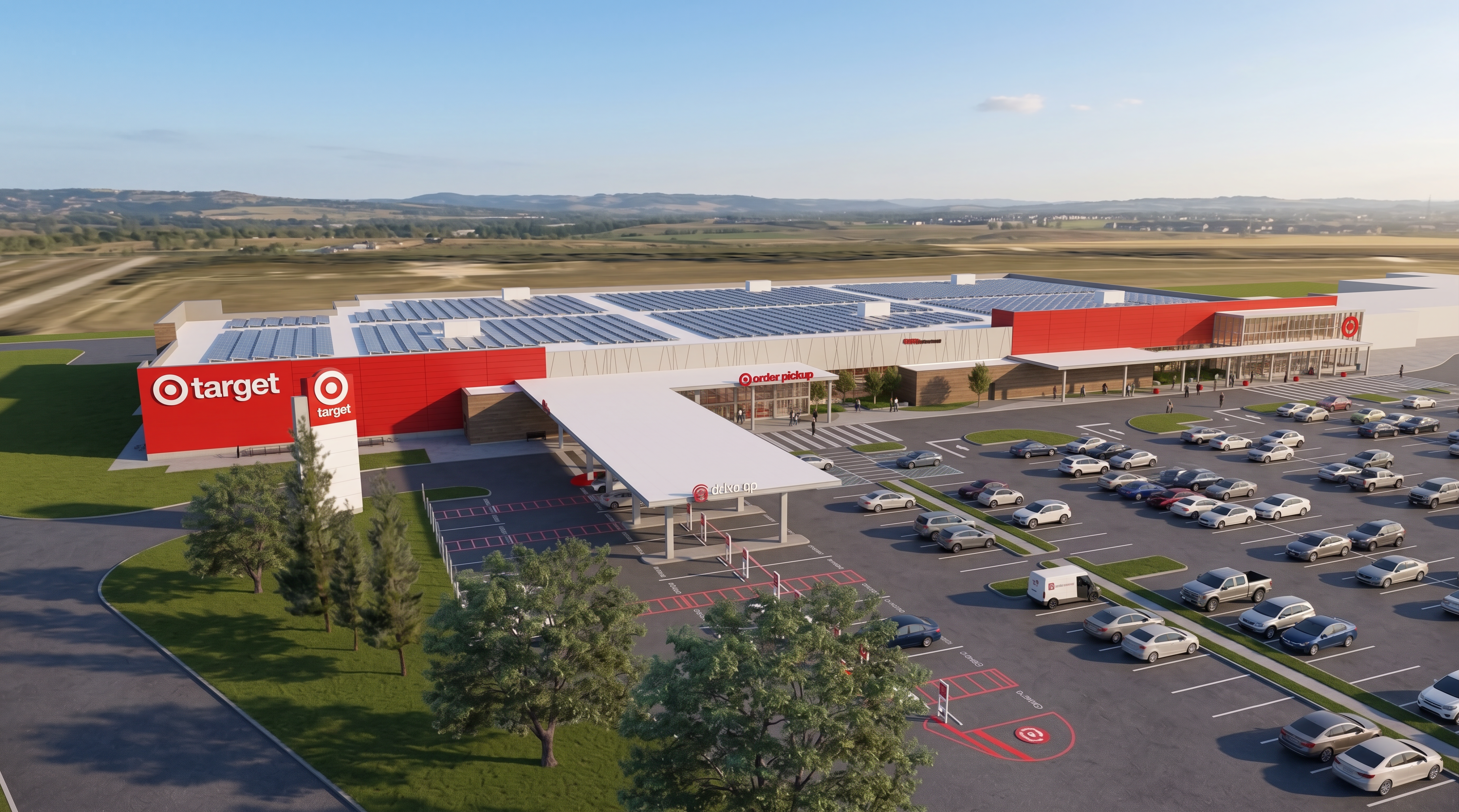 Store aerial rendering