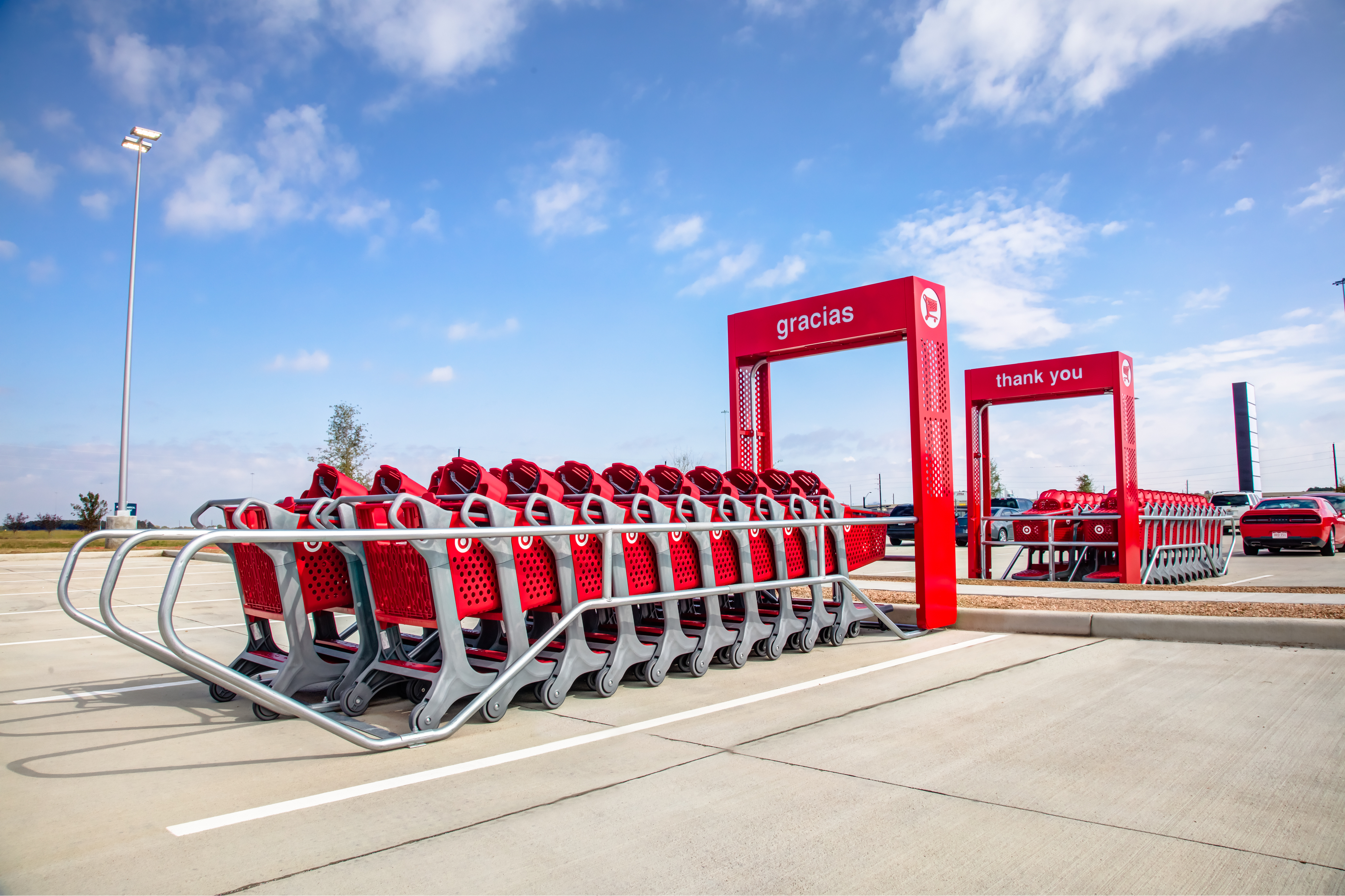 Cart corral view 1