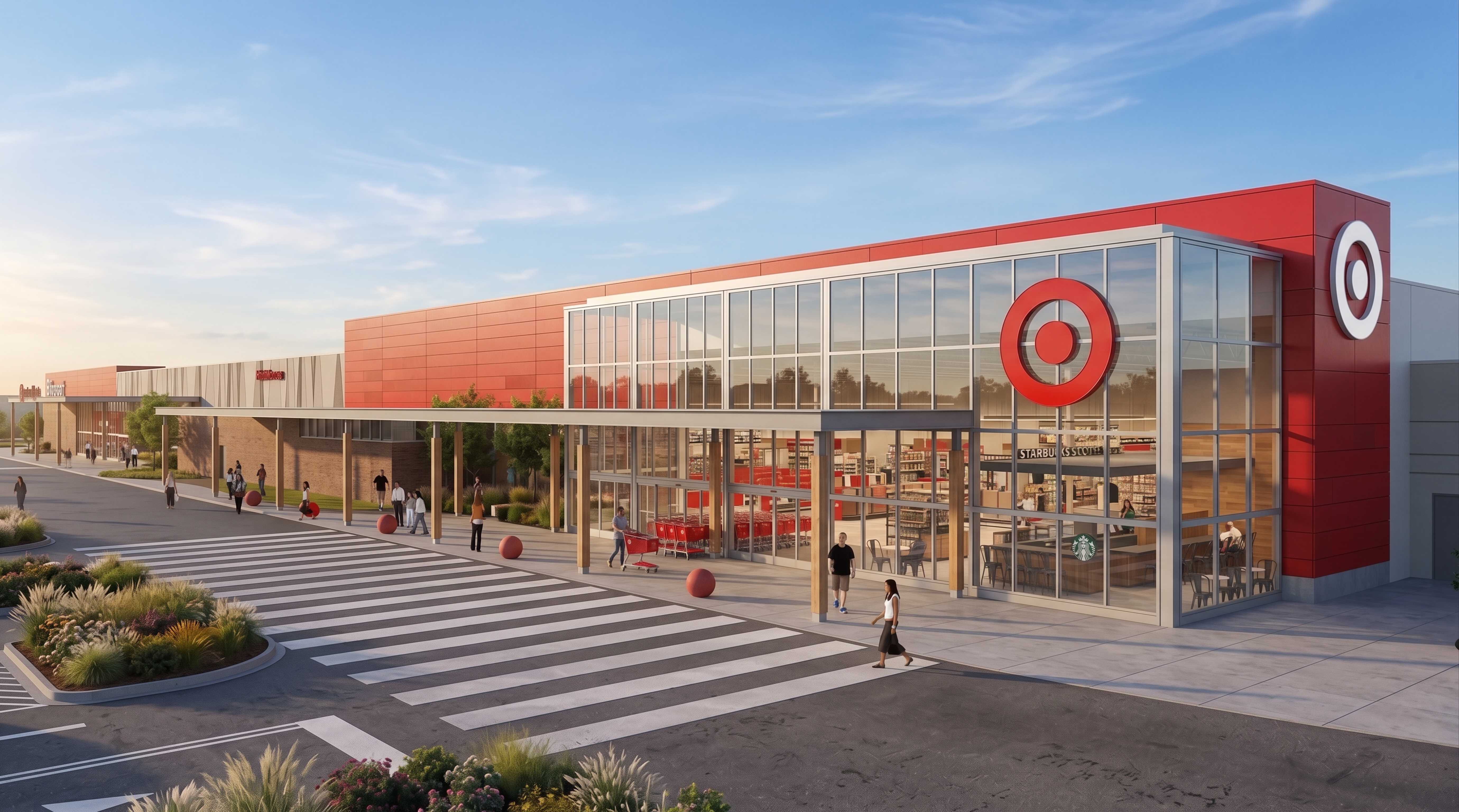 Target New Store Prototype exterior rendering