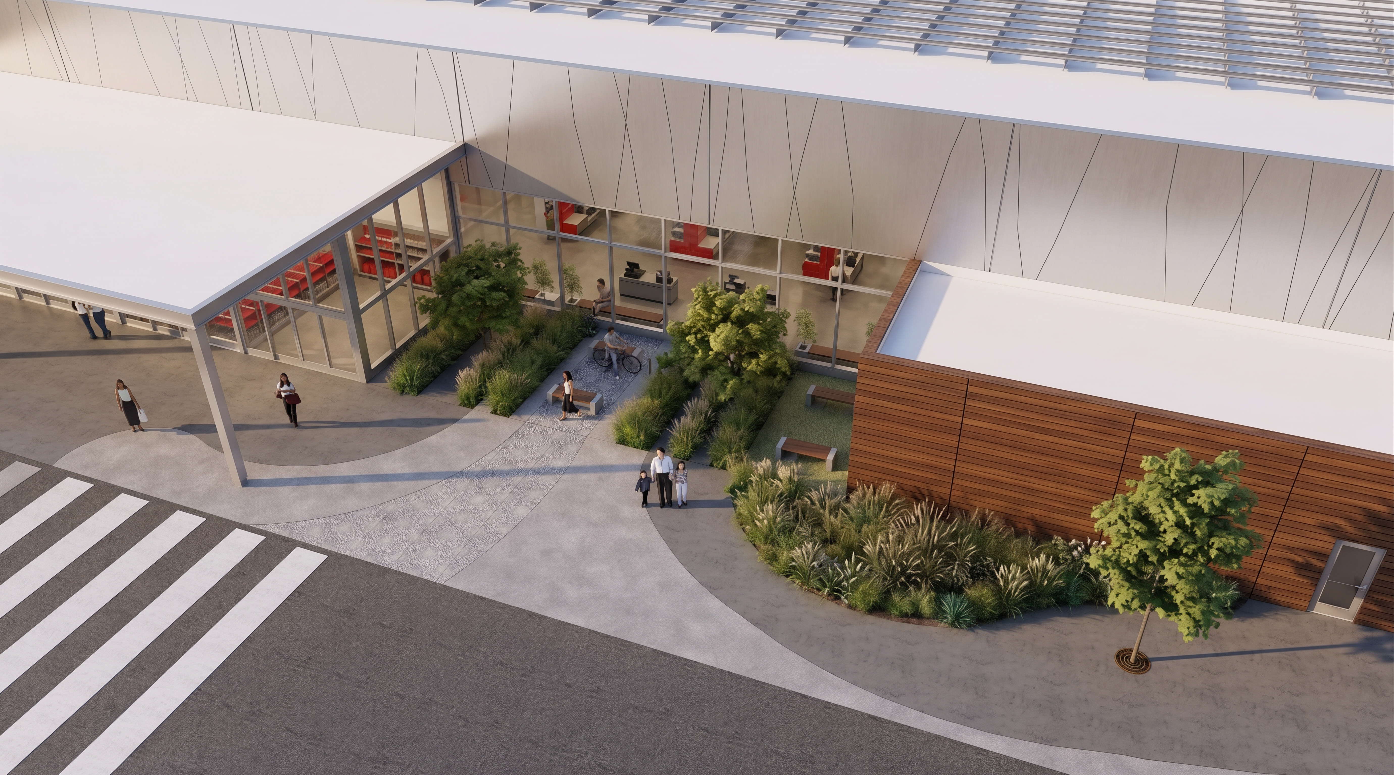 Garden entry rendering