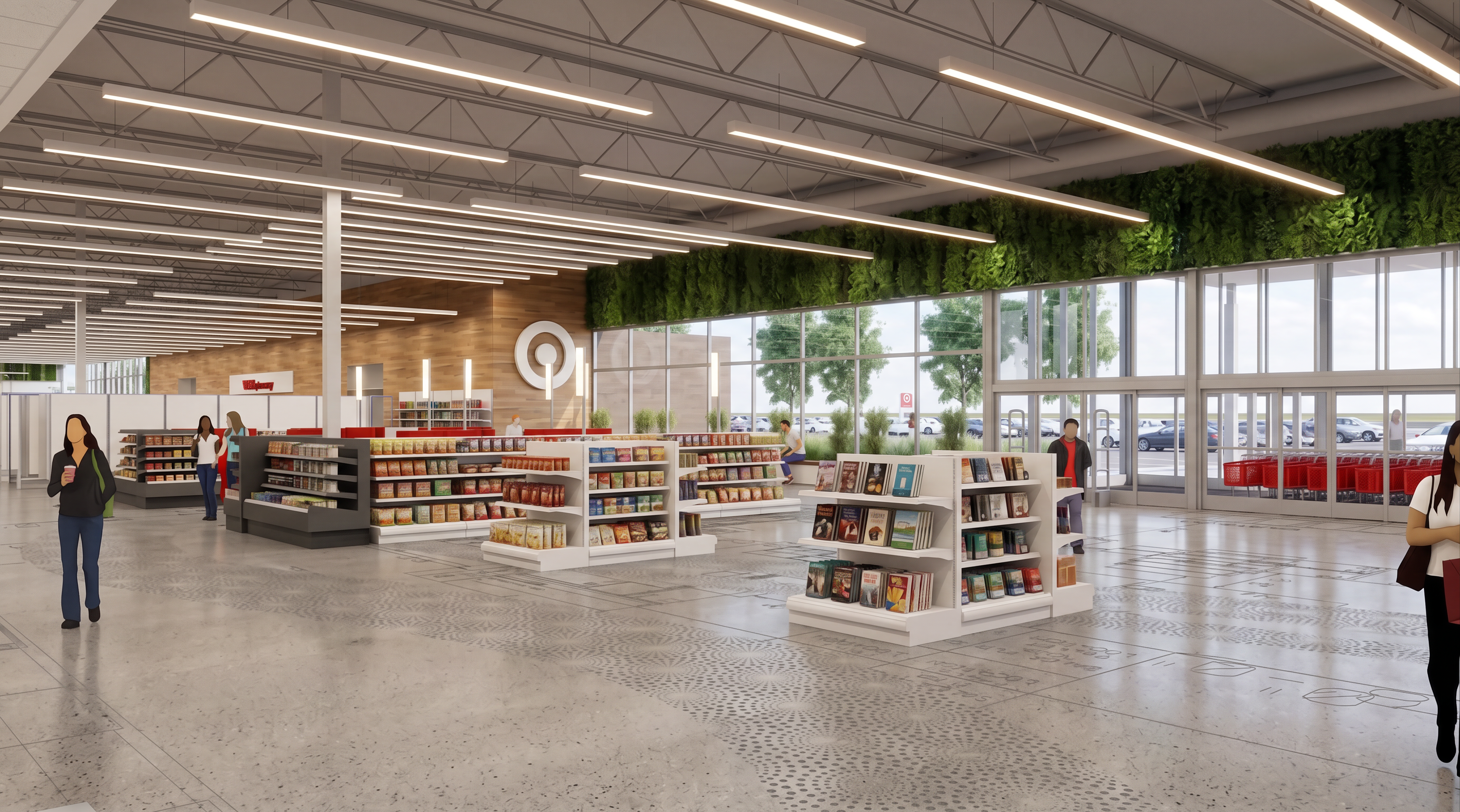 Interior entry rendering